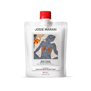 Josie Maran Sugar and Argan Oil Body Scrub Refill- Topless Tangerine